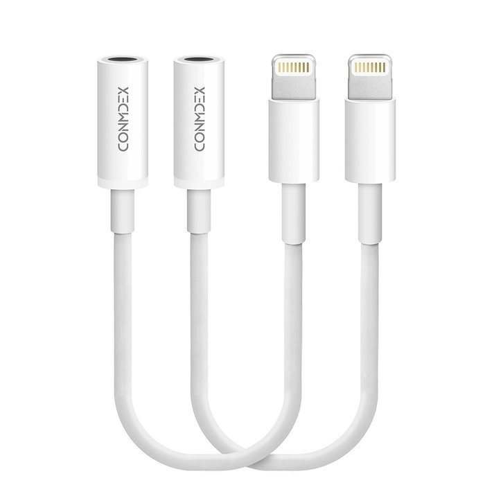 Lightning to 3.5 Male AUX Stereo Adapter Cable CONMDEX iPhone 7/7 Plus Car Male to Male Auxiliary Audio Adapter... N34