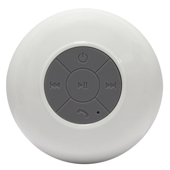 ReFeng RF510 HD Water Resistant Bluetooth 3.0 Shower Speaker with CE&ROHS Certificate (UV White) N3