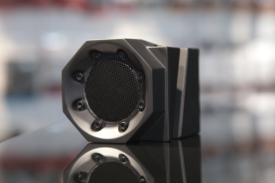 Thumbs Up Touch Mini Boombox Speaker - Retail Packaging - Black N5