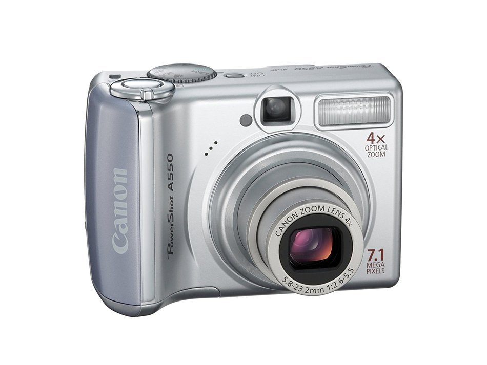 Canon PowerShot A550 7.1MP Digital Camera with 4x Optical Zoom N2