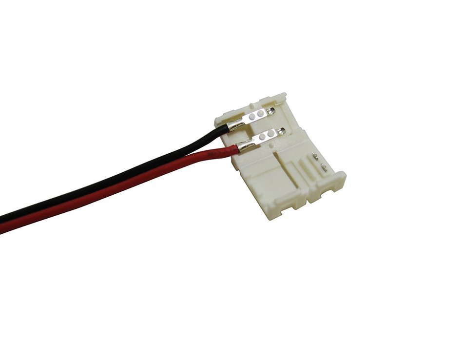DODOLIGHTNESS 10Pcs Connector Adapter Cable LED PCB Strip 3528 to 3528 Single Color 8mm Free Welding N6
