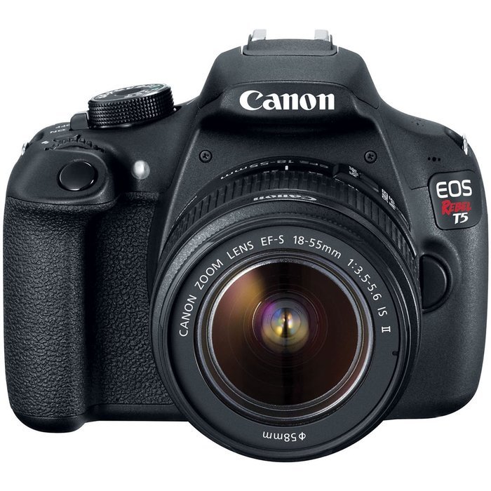 Canon EOS Rebel T5 EF-S 18-55mm IS II Digital SLR Kit (Certified Refurbished) N15