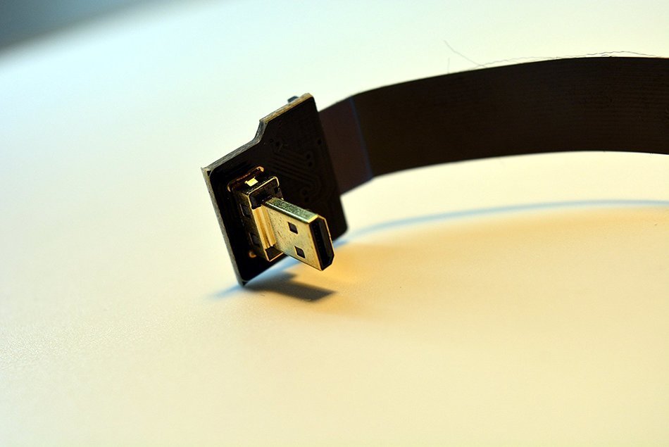 New BLACK 50CM FPV HDMI Cable Micro Interface to Standard Interface for GH4 GOPRO BMPCC A5000 A6000 A7R A7S N5