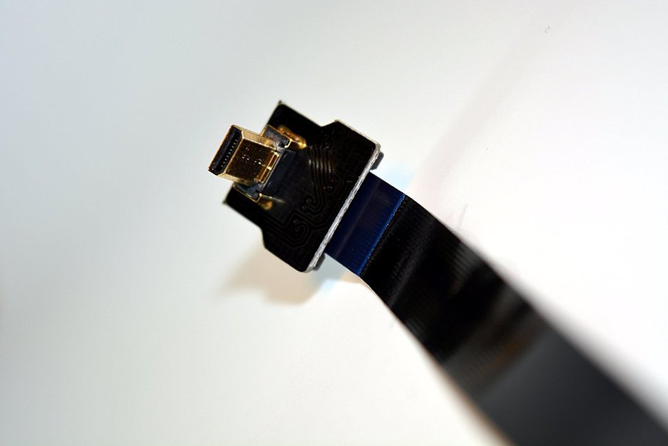 New BLACK 50CM FPV HDMI Cable Micro Interface to Standard Interface for GH4 GOPRO BMPCC A5000 A6000 A7R A7S N6
