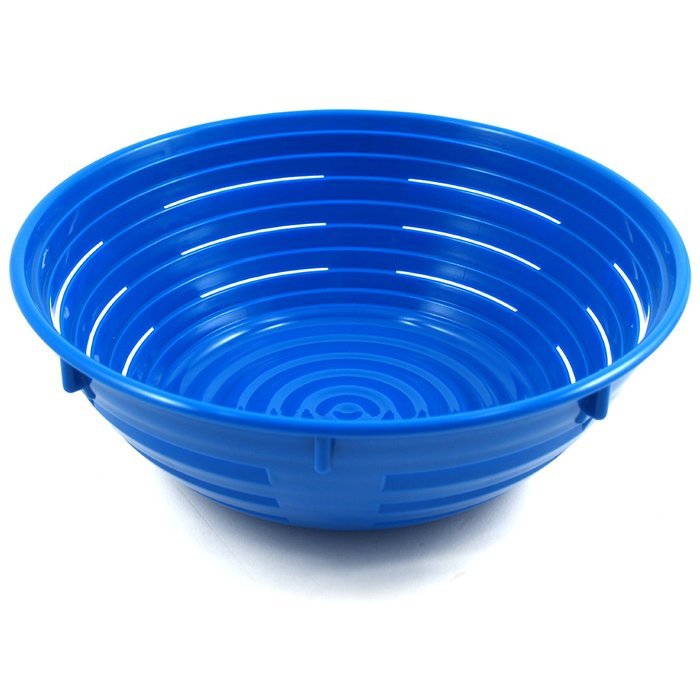 Scandicraft Blue Round Plastic Bread Proofing Bowl, 6 Cup