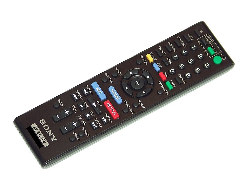 OEM Sony Remote Control: BDVE2100, BDV-E2100, BDVE3100, BDV-E3100
