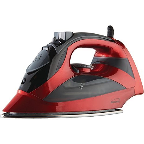 New BRENTWOOD MPI-90R Steam Iron with Auto Shutoff (Red)