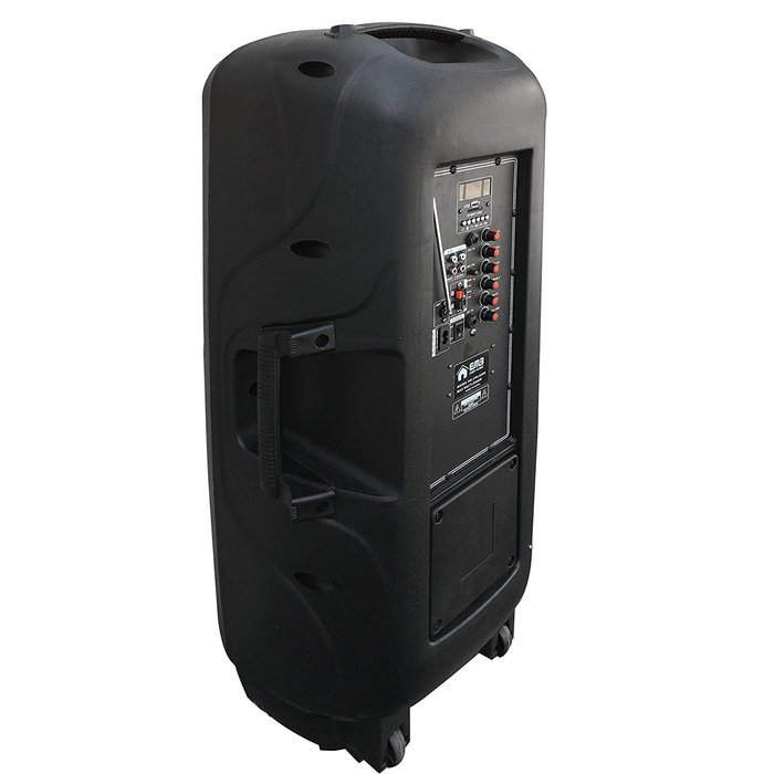 EMB PKL6000 2000W 2x12" PA Rechargeable Trolley Speaker System N3