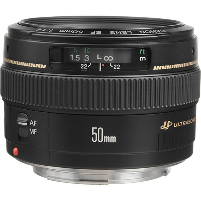 Canon EF 50mm f/1.4 USM Lens For The Canon XT, XTi, T1i, T2i, T3, T3i, T4i, T5, T5i, 10D, 20D, 30D, 40D, 50D,... N4