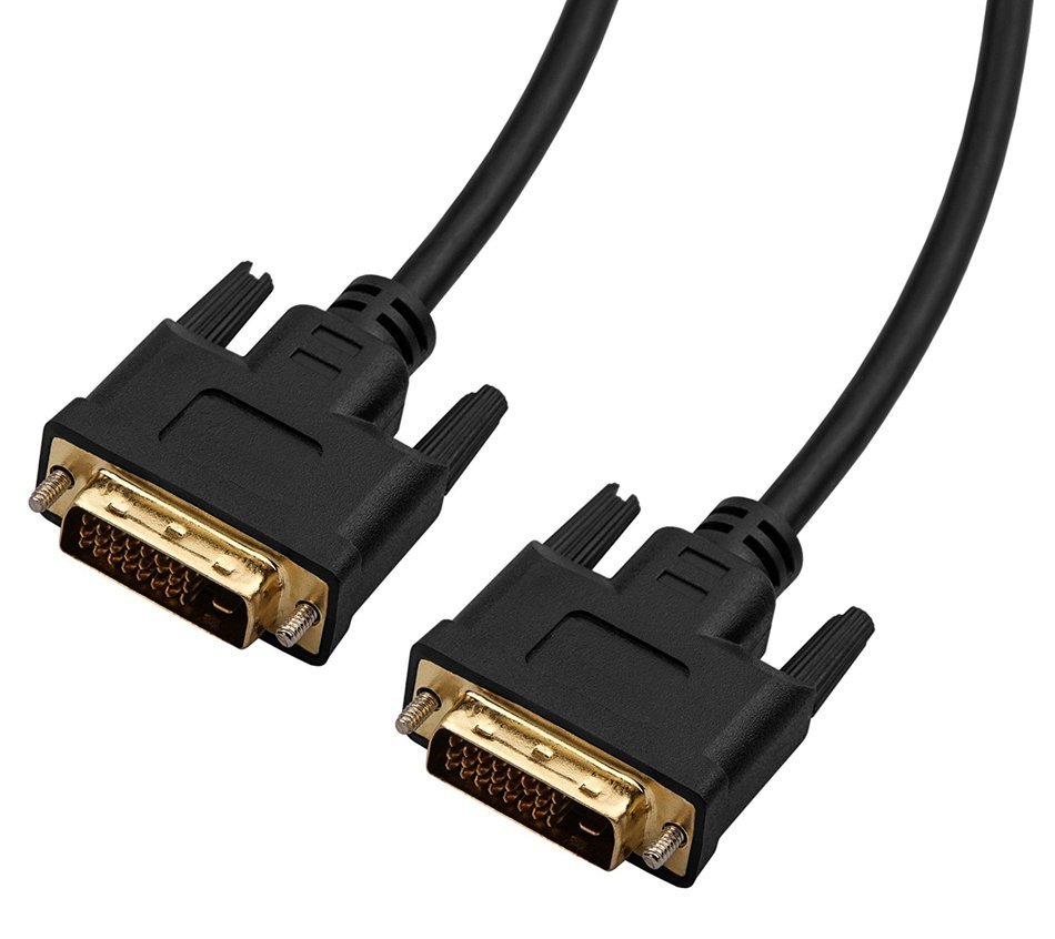 2 Pack: High Speed DVI to HDMI 3 Feet Cable in Black, Bi-directional Digital Transmission - High Bandwith Supported... N6