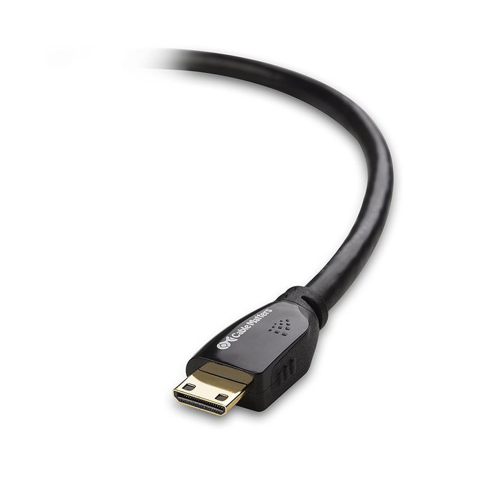 Cable Matters (2 Pack) High Speed Mini-HDMI (Type C) to HDMI (Type A) Cable 3D & 4K Resolution Ready with Ethernet... N7