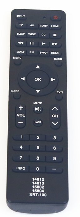 NetTech xrt100 Vizio Universal Remote Control fit for Almost all Brand, Smart TV - 1 Year Warranty