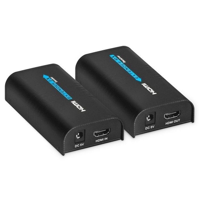 HDMI Extender, Matcis&reg; HDMI Signal Extenders Over CAT 5e/6 UTP/STP Ethernet Cable Up to 120m (Up to 120M, Sender... N19