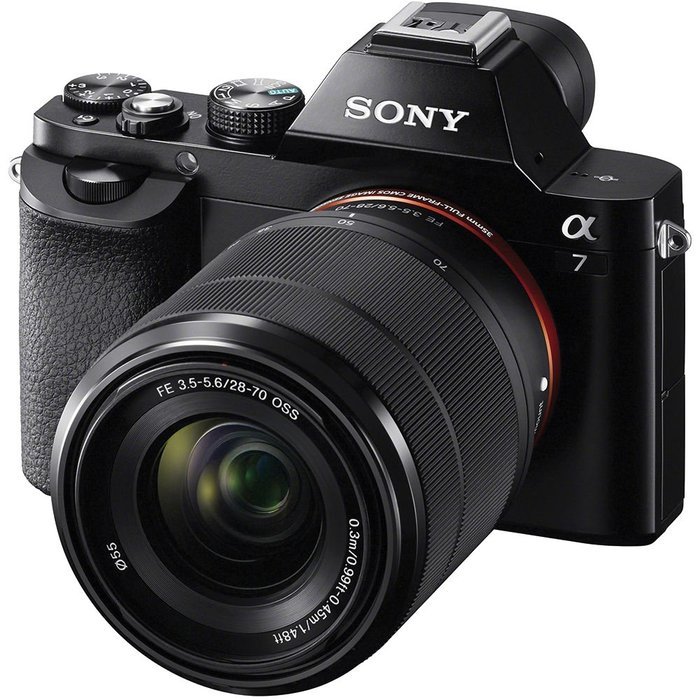 Sony Alpha A7 Digital Camera & 28-70mm FE OSS Lens (Black) with FE 70-200mm OSS Lens + 64GB Card + Battery + Charger... N2