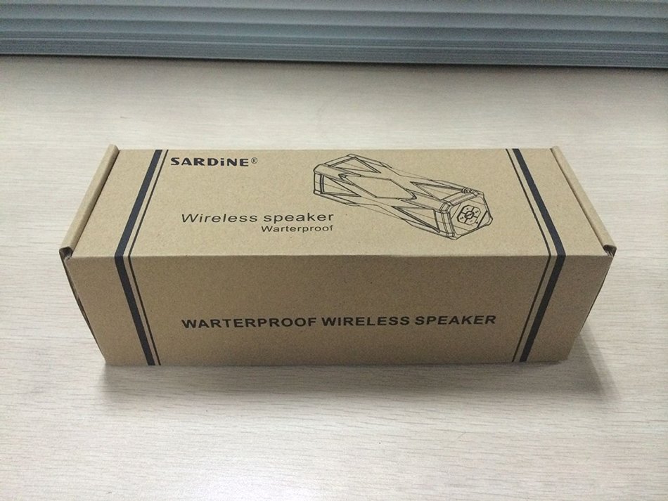 SARDINE Waterproof, Dustproof, Anti-scratch, Shockproof Wireless Portable Bluetooth Stereo Sport Speaker 4.0 Built-in... N4