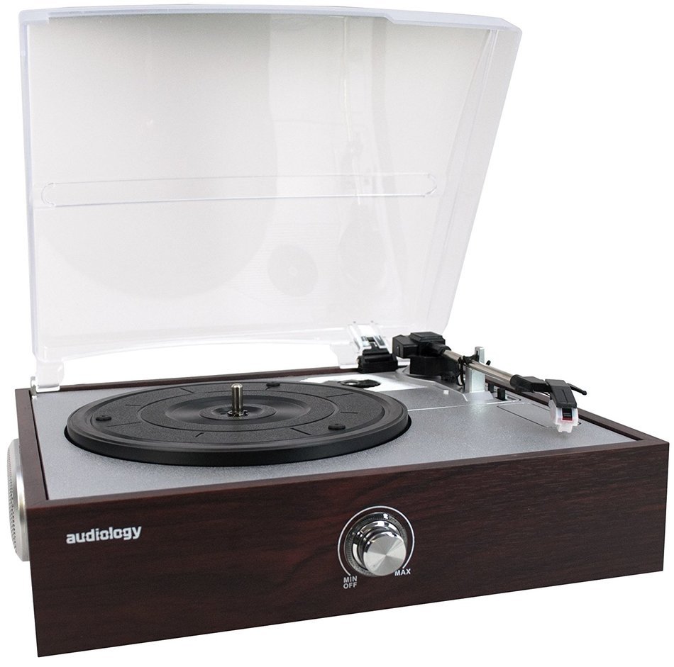 3 speed USB Turntable vinyl Record Player with Built-in Stereo Speakers and Dust Cover + convert your vinyl collection... N2