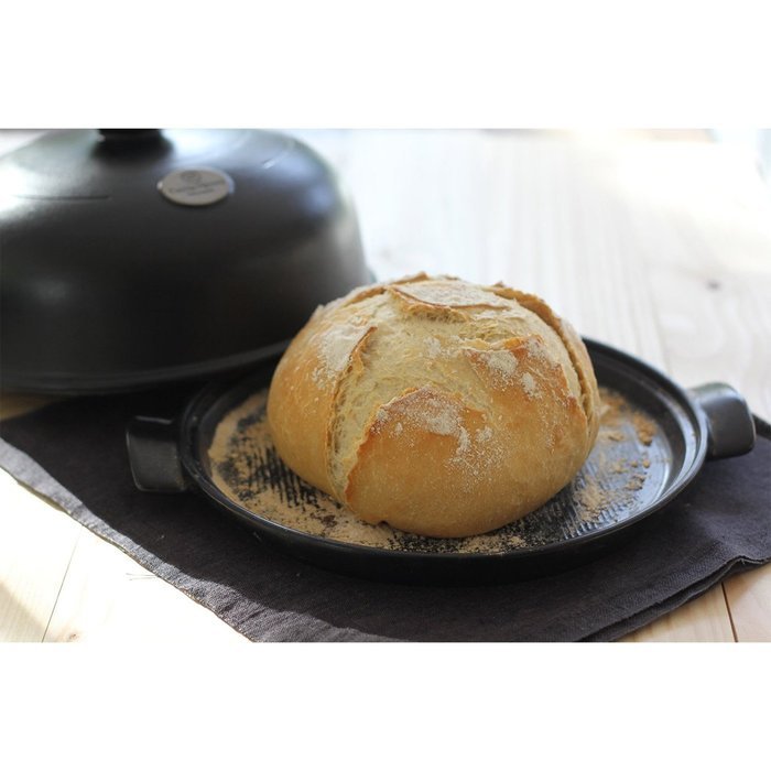 2 Piece Bread Cloche and Mixing Bowl Color: Charcoal N3