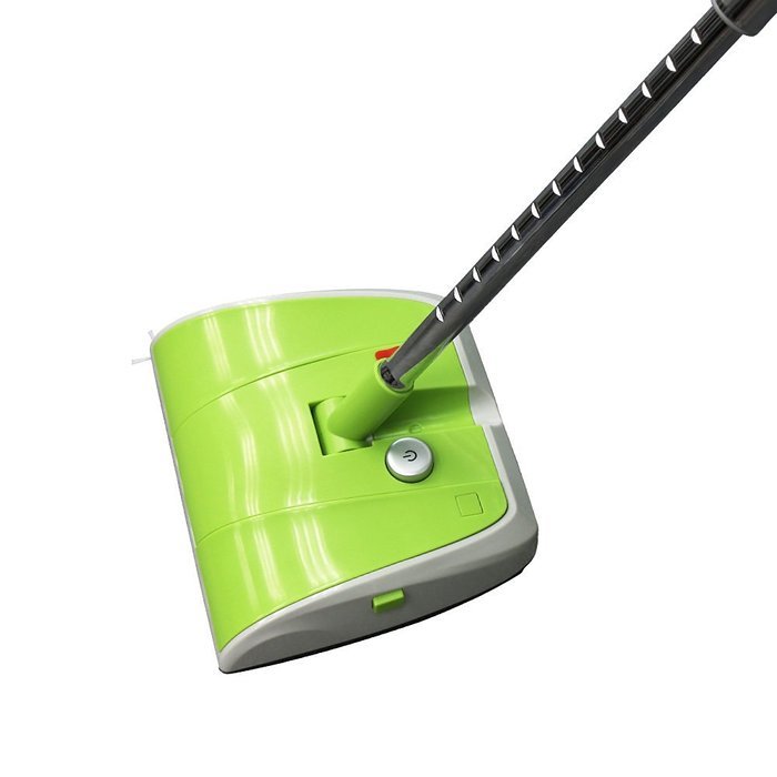 Rechargablely Powered Floor & Low level Carpet Sweeper,Cordless Lightweight Upright Stick Sweeper Green N8