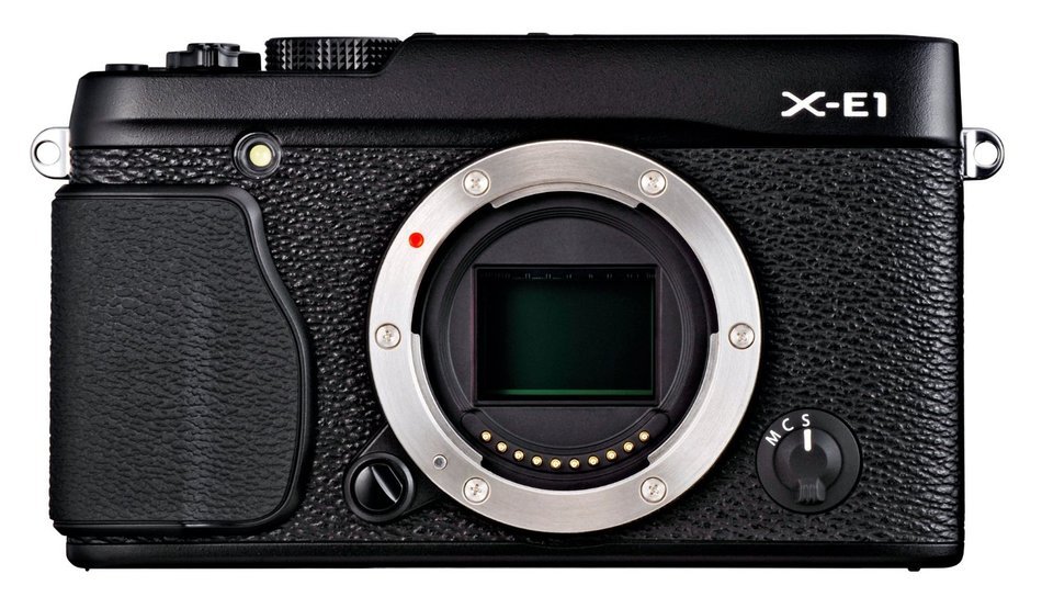 Fujifilm X-E1 16.3 MP Compact System Digital Camera with 2.8-Inch LCD - Body Only (Silver) N2