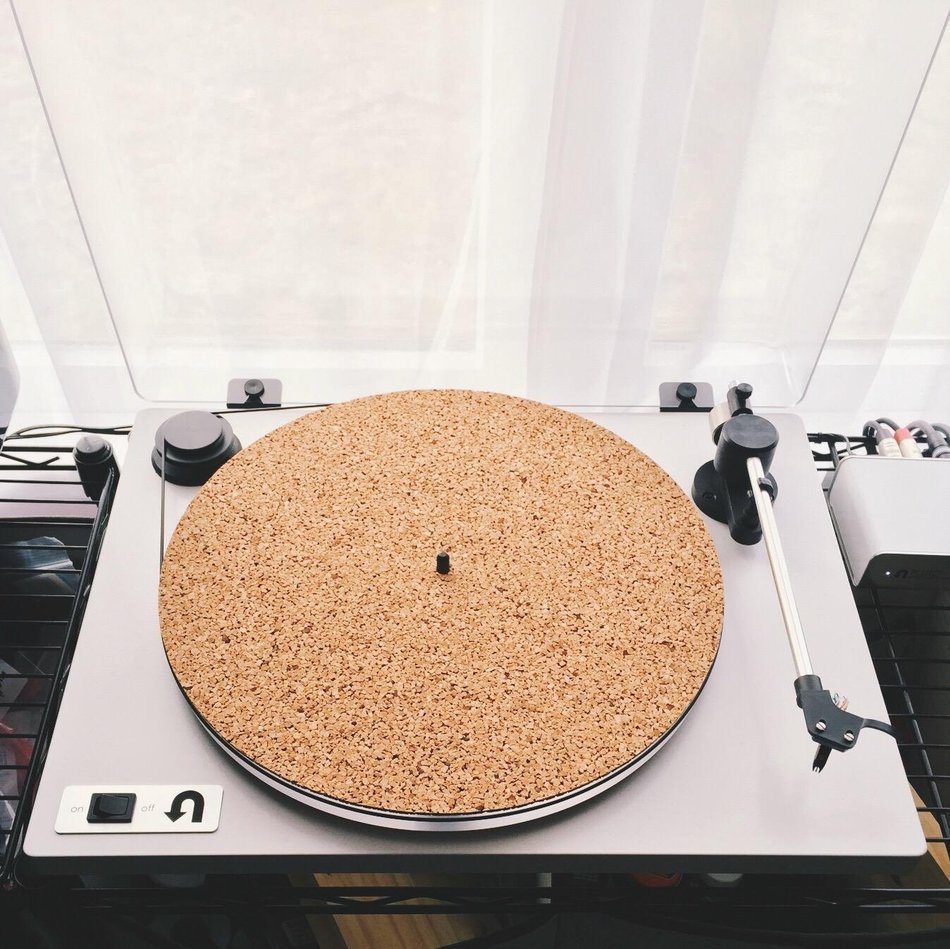 2 Turnable Toys TC-8 Cork Audiophile Turntable Mats 1/8 inch-thick