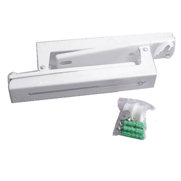 Cmple - NEW Microwave Oven/AV Component Wall Mount Bracket (Max weight 77lbs)-Silver N2