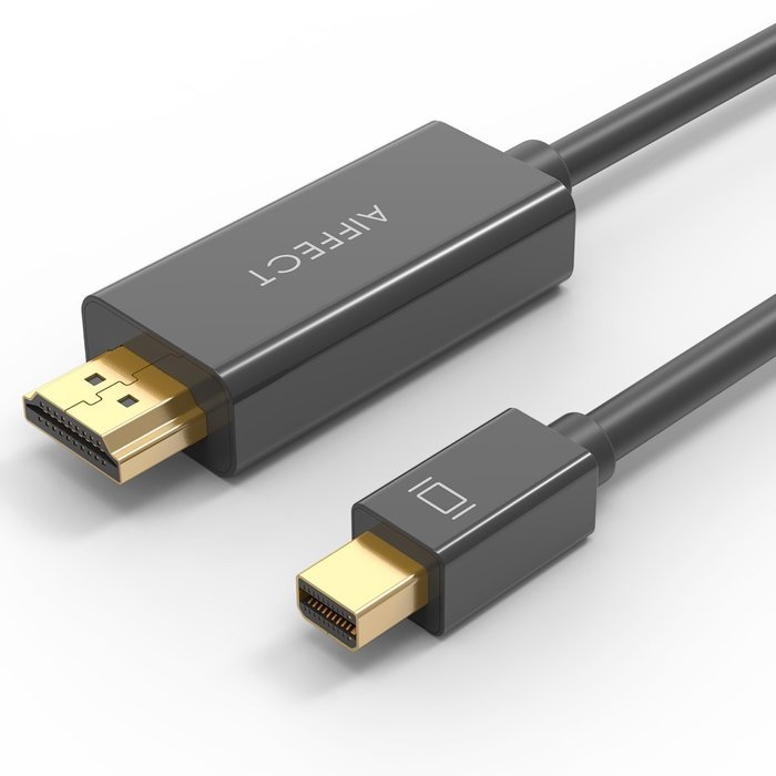 AIFFECT Mini DP to HDMI Cable 1080P Mini DisplayPort to HDMI Cable (Thunderbolt Port Compatible) for Apple Macbook... N10