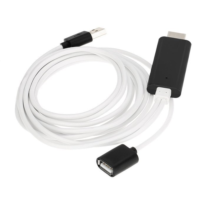 Docooler&reg; Wire TV Dongle HDMI Cable to HDTV Cable TV Stick Anycast i7 1080P Airplay Mirroring Cast for iPhone5... N9