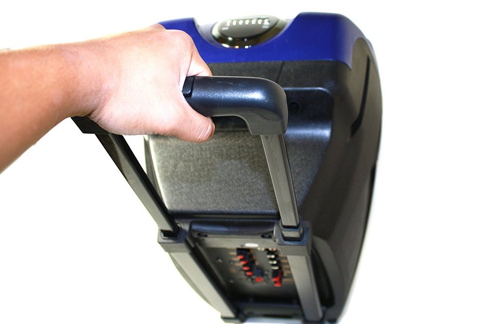 EMB PKX10BT 50W 10" Portable Professional Rechargeable BOOM Box Speaker BLUE N5