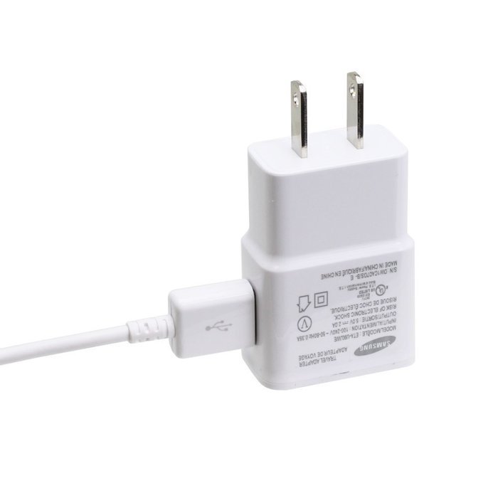 Original Samsung Charger for Galaxy Note Pro 12.2 LTE (Detachable White Data Cord) N2