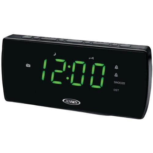New JENSEN JCR-230 AM/FM Dual Alarm Clock Radio