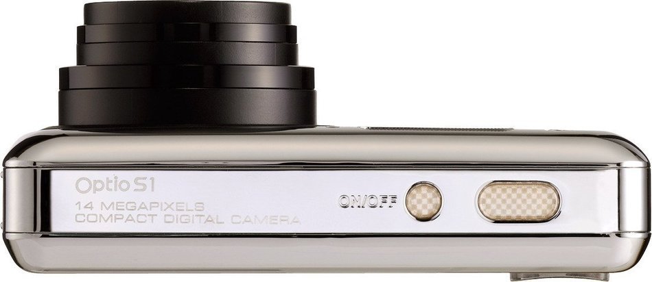 Pentax Optio 15906 14 MP Digital Camera with 5x Optical Zoom (Chrome) N2