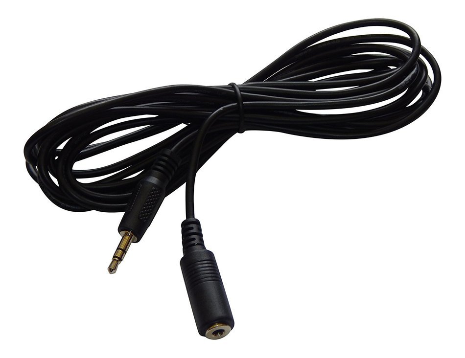 BAFX Products&reg; - 25 Foot - Shielded - Headphone Stereo Audio Extension - 3.5mm Jack - (M/F) Male to Female - Nickel... N2