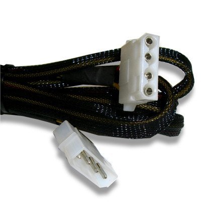 72 inch 4 pin Molex Extension Cable Sleeved
