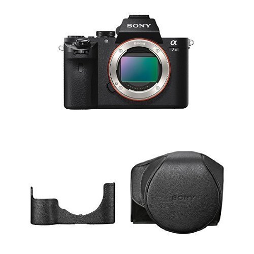 Sony Alpha a7II Interchangeable Digital Lens Camera - Body Only with LCSELCB/B Soft Carrying Case (Black)