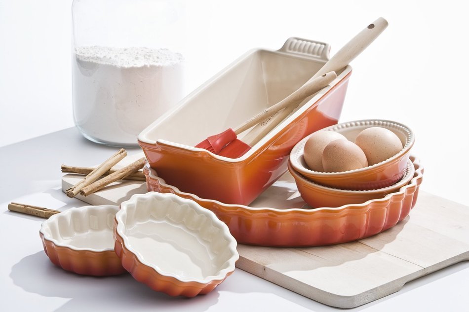 Le Creuset Heritage Stoneware 1 1/2qt Loaf Pan, Palm N4