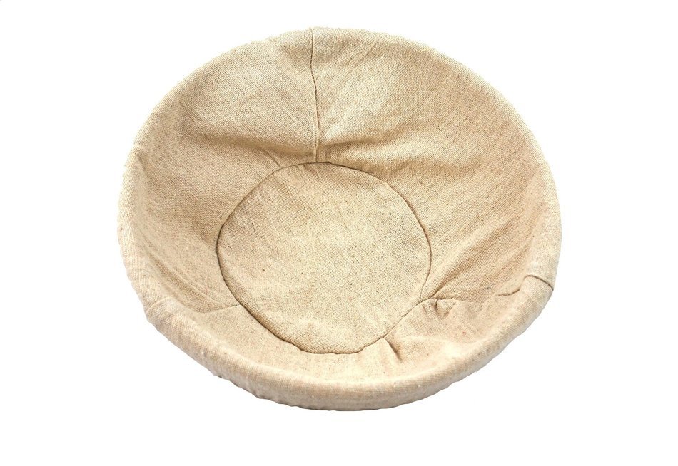 Adore Amore - 10 inch Round Banneton Bread Proofing Basket Removable Linen Cloth Liner Instructions and Recipe... N4