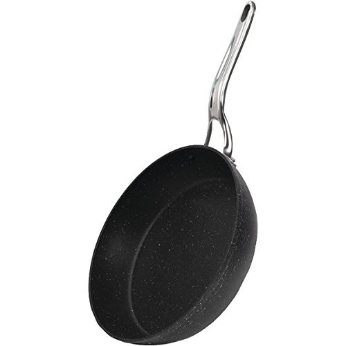 New THE ROCK by Starfrit 060313-004-0000 THE ROCK by Starfrit Fry Pan with Stainless Steel Handle (12")