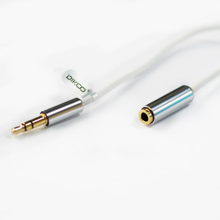 DIKOO 35510011 AUX 3.5mm Male to Male Stereo Audio Cable with In-line Microphone N46