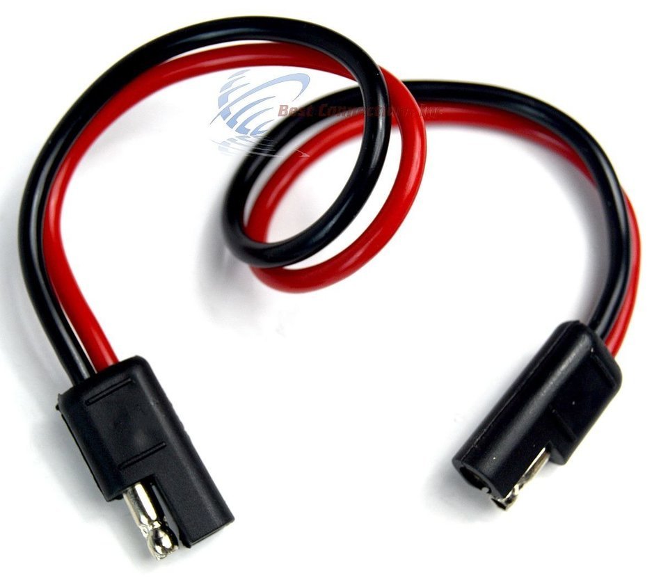 10 PIECES 12 GA 12" QUICK DISCONNECT POLARIZED INLINE POWER CABLE WIRE HARNESS N3