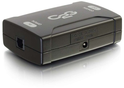 C2G / Cables To Go 40019 Optical to Coaxial Digital Audio Converter (Black) N2