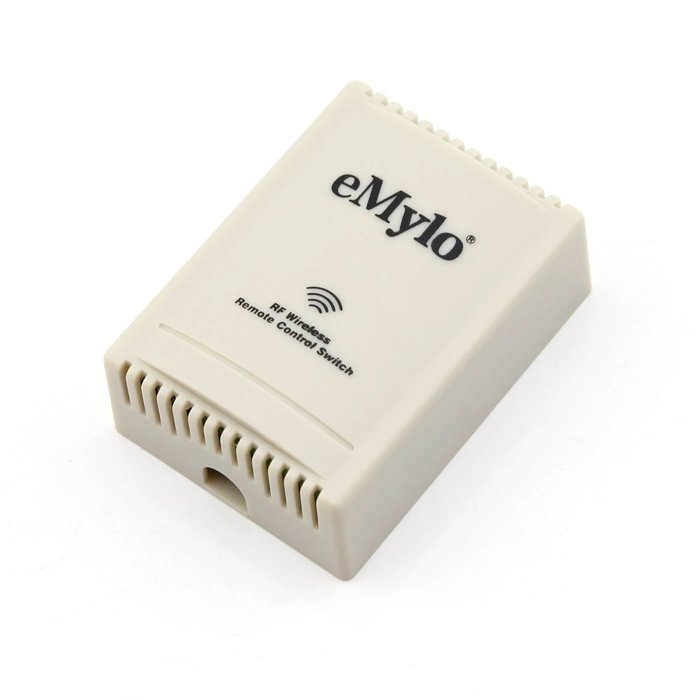 eMylo&reg; DC 12V 2CH 433Mhz RF Wireless Relay Remote Control Light Momentary Switch Transmitter with Receiver N4