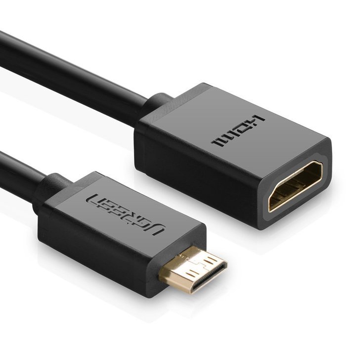 Ugreen High Speed Mini HDMI to HDMI Cable with Ethernet Type C to Type A Support 3D & 4K for Digital Cameras/Camcorders... N12
