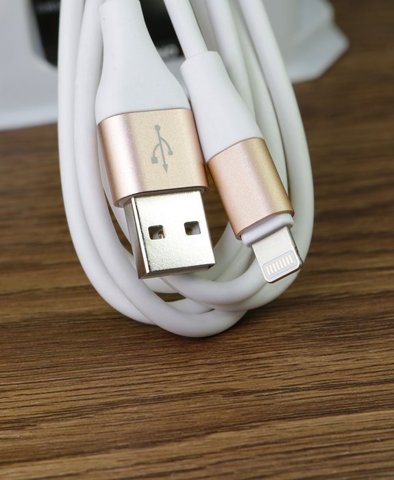 Zeuste Lightning Charging Cable for iOS Devices, 3-Pack (3 Feet, 6 Feet, 10 Feet) - Gold N7
