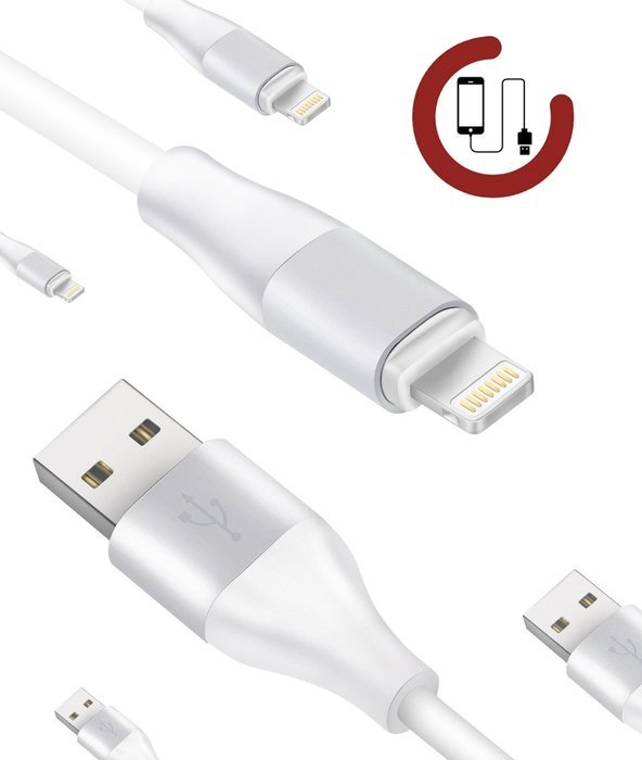 Zeuste Lightning Charging Cable for iOS Devices, 3-Pack (3 Feet, 6 Feet, 10 Feet) - Gold N9