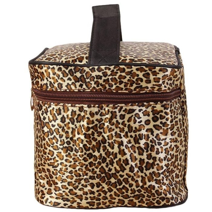 Creazy&reg; Women Leopard Print Cosmetic Bags Women Travel Makeup Bag (Brown) N6