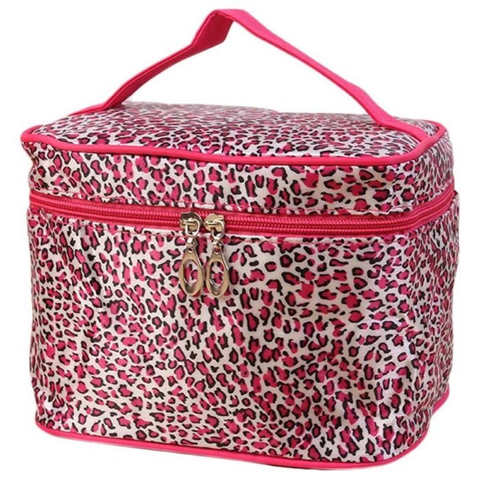 Creazy&reg; Women Leopard Print Cosmetic Bags Women Travel Makeup Bag (Brown) N7