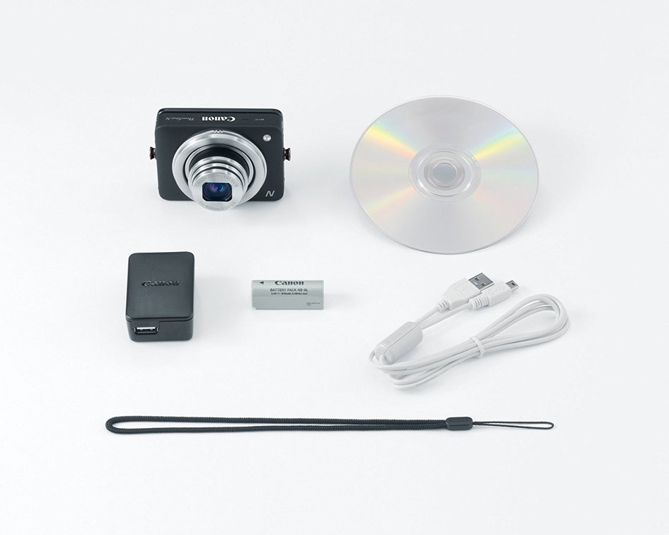 Canon PowerShot N 12.1 MP CMOS Digital Camera with 8x Optical Zoom and 28mm Wide-Angle Lens (Black) N4