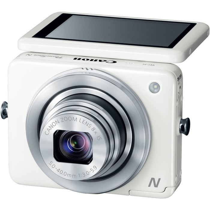 Canon PowerShot N 12.1 MP CMOS Digital Camera with 8x Optical Zoom and 28mm Wide-Angle Lens (Black) N5