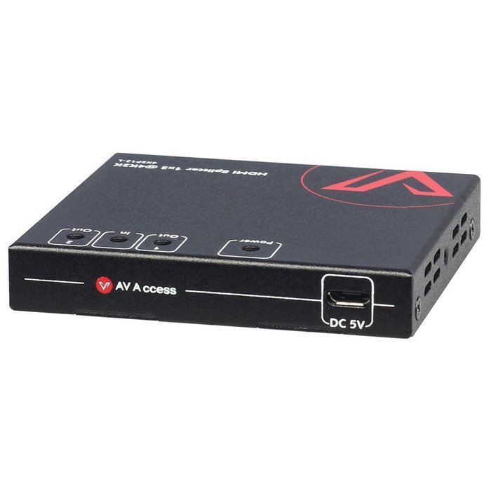 AV Access HDMI Splitters 1x2 4K 30Hz,Ture HDCP1.4,1080P 3D, Auto EDID, For one Source and Two Displays or Monitors N2