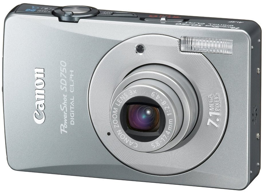 Canon PowerShot SD750 7.1MP Digital Elph Camera with 3x Optical Zoom (Silver) (OLD MODEL) N3